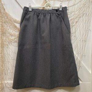 Black/white checked skirt